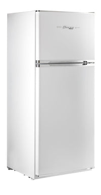 Off-Grid Classic Retro by Unique 14 Cu. Ft. Solar Powered DC Refrigerator - UGP-385L CR W 