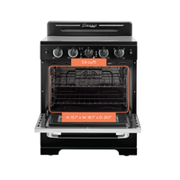 Classic Retro By Unique 30" Convection Electric Range - UGP-30CR EC B 