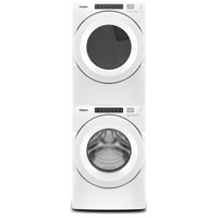 Whirlpool 5.0 Cu. Ft. Front-Load Washer and 7.4 Cu. Ft. Front-Load Dryer - White - Laundry Set in White