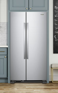 Whirlpool 25 Cu. Ft. Side-by-Side Refrigerator - WRS315SNHM - Refrigerator in Monochromatic Stainless Steel