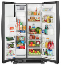 Whirlpool 25 Cu. Ft. Side-by-Side Refrigerator - WRS335SDHB - Refrigerator in Black