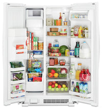 Whirlpool 25 Cu. Ft. Side-by-Side Refrigerator - WRS335SDHW - Refrigerator in White