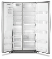 Whirlpool 28 Cu. Ft. Side-by-Side Refrigerator with Exterior Water Dispenser - WRS588FIHZ - Refrigerator in Fingerprint Resistant Stainless Steel