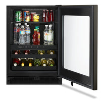 Whirlpool 5.2 Cu. Ft. Under-Counter Beverage Centre - WUB50X24HV - Refrigerator in Black Stainless