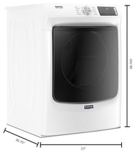 Maytag 7.3 Cu. Ft. Front-Load Gas Dryer with Extra Power - MGD5630HW