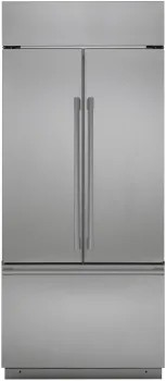 36 Inch Built-In French Door Refrigerator with 20.8 cu. ft. Total Capacity