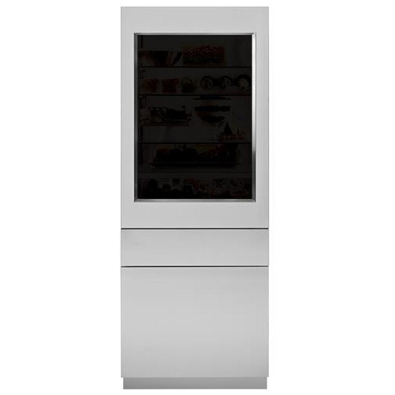 30" Integrated Refer SS Glass Door Panel
