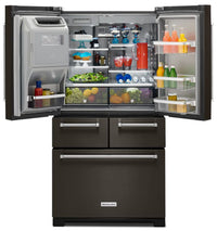 KitchenAid 25.8 Cu. Ft. Multi-Door Refrigerator - KRMF706EBS