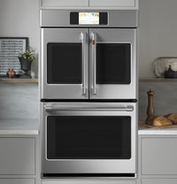 Café Professional Series 30" Smart Built-In French-Door Double Wall Oven - CTD90FP2NS1 