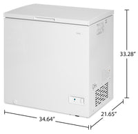 Danby Diplomat 7 Cu. Ft. Chest Freezer - DCF070A6WM | Congélateur coffre Danby Diplomat de 7 pi3 - DCF070A6WM | DCF070WM