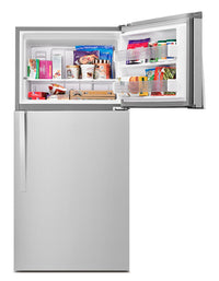 Whirlpool 19.2 Cu. Ft. Top-Freezer Refrigerator – WRT519SZDM - Refrigerator in Stainless Steel