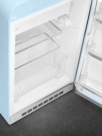 Smeg 4.31 Cu. Ft. Retro Compact Refrigerator - FAB10URPB3 |Réfrigérateur compact Smeg rétro de 4,31 pi3 - FAB10URPB3