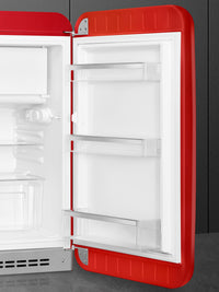 Smeg 4.31 Cu. Ft. Retro Compact Refrigerator - FAB10URRD3|Réfrigérateur compact Smeg rétro de 4,31 pi3 - FAB10URRD3