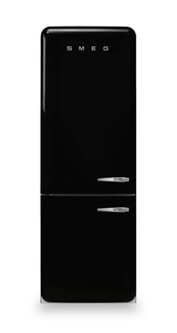 Smeg 18 Cu. Ft. Retro Bottom-Freezer Refrigerator - FAB38ULBL|Réfrigérateur Smeg rétro de 18 pi3 à congélateur inférieur - FAB38ULBL