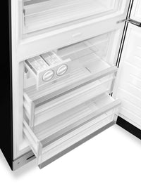 Smeg 18 Cu. Ft. Retro Bottom-Freezer Refrigerator - FAB38URBL|Réfrigérateur Smeg rétro de 18 pi3 à congélateur inférieur - FAB38URBL