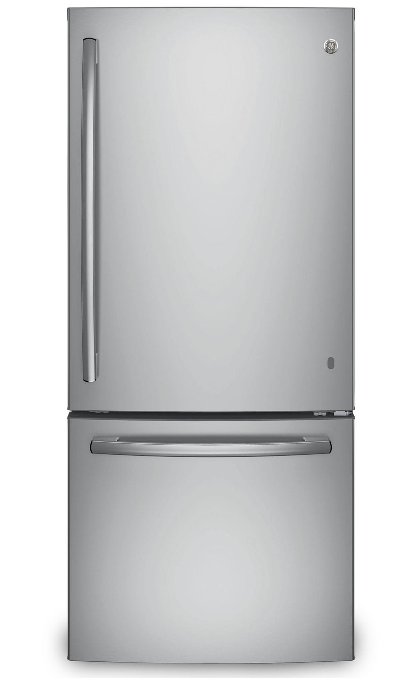 GE 20.9 Cu. Ft. Bottom-Freezer Refrigerator - GBE21AYRKFS 