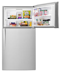 Whirlpool 21 Cu. Ft. Top-Freezer Refrigerator – WRT541SZDM - Refrigerator in Stainless Steel