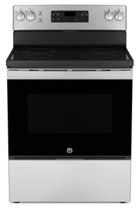 GE 5 Cu. Ft. Electric Range with Dual Bake Element and Certified Sabbath Mode - Stainless Steel - JC… | Cuisinière électrique GE de 5 pi³ avec élément de cuisson double et mode sabbat certifié - acier ino…