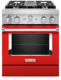 KitchenAid 30" Smart Commercial-Style Gas Range - KFGC500JPA