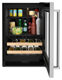 KitchenAid 4.9 Cu. Ft. 14-Bottle Beverage Centre with Right-Swing Door - KUBR214KSB 