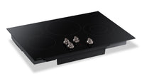 Samsung 30" 4-Element Electric Cooktop with Knob Controls - Black - NZ30FG5332RKAA | Surface de cuisson électrique Samsung de 30 po à 4 éléments avec commandes à boutons - noire - NZ30FG5332RKAA | NZ30FG53