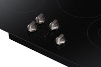 Samsung 30" 4-Element Electric Cooktop with Knob Controls - Black - NZ30FG5332RKAA | Surface de cuisson électrique Samsung de 30 po à 4 éléments avec commandes à boutons - noire - NZ30FG5332RKAA | NZ30FG53
