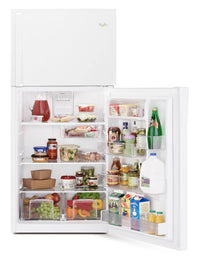 Whirlpool 19.2 Cu. Ft. Top-Freezer Refrigerator – WRT519SZDW - Refrigerator in White