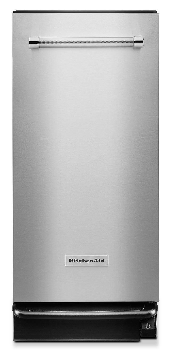 KitchenAid 1.4 Cu. Ft. Built-In Trash Compactor - Stainless Steel - Waste Compactor in Stainless Steel