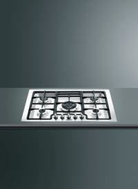 Smeg 30" Gas Cooktop - PGFU30X|Surface de cuisson à gaz Smeg de 30 po - PGFU30X