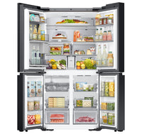 Samsung 36" 22.5 Cu. Ft. Bespoke Counter-Depth 4-Door Flex™ with AI Family Hub+™ Refrigerator - Stai… | Réfrigérateur BESPOKE Samsung de 22,5 pi³ et de 36 po de profondeur comptoir à 4 portes FlexMC avec …