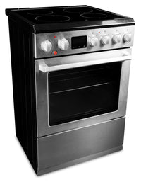 Danby 24" 2.5 Cu. Ft. Electric Range with TruAirFry - Stainless Steel - DRCA240BSSC | Cuisinière électrique Danby de 2,5 pi3 et de 24 po avec TruAirFry - acier inoxydable - DRCA240BSSC | DRCA24SC