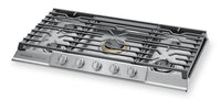 Frigidaire Professional 36" 5-Burner Gas Cooktop - Stainless Steel - PCCG3680AS | Surface de cuisson à gaz Frigidaire Professional de 36 po à 5 brûleurs - acier inoxydable - PCCG3680AS | PCCG36AS