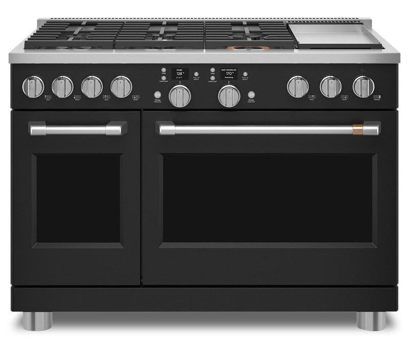 Café 48" Commercial-Style Dual Fuel Range with Griddle - C2Y486P3TD1 