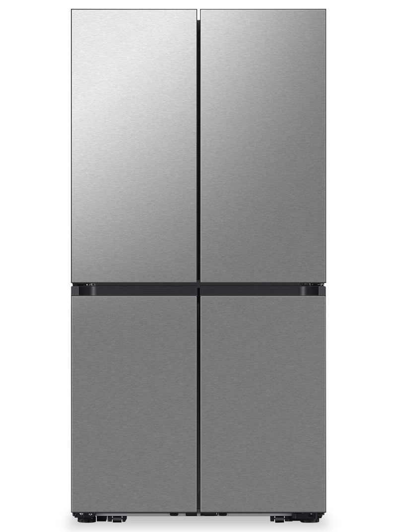 Samsung 36" 29 Cu. Ft. Bespoke 4-Door Flex™ with Beverage Center™ Refrigerator - Stainless Steel - R… | Réfrigérateur BESPOKE Samsung de 29 pi³ et de 36 po à 4 portes FlexMC avec zone de boissons Beverage…