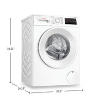 Bosch 300 Series 24" 2.2 Cu. Ft. Compact Front-Load Washer - WGA14400UC | Laveuse compacte Bosch 24 po de série 300 à chargement frontal de 2,2 pi3 -  WGA14400UC | WGA1440C