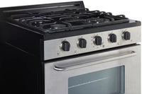 Classic Off-Grid by Unique 30" 3.9 Cu. Ft. Propane Range with Battery Ignition - UGP-30G OF2 S/S  | Cuisinière au gaz propane hors réseau classique Unique de 30 po et de 3,9 pi3 avec allumage à pile - UGP-30G OF2 S/S  | UGP30GSS