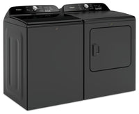 Whirlpool 6.1 Cu. Ft. Top-Load Washer with Removable Agitator and 7 Cu. Ft. Electric Dryer | Laveuse à chargement par le haut de 6,1 pi³ avec agitateur amovible et sécheuse électrique de 7 pi³ de Whirlpool | WHTL615B