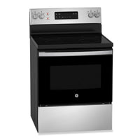 GE 5 Cu. Ft. Freestanding Electric Range with Self-Clean - JCB630SVSS  