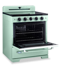 Classic Retro by Unique 30" 3.9 Cu. Ft. Induction Range - Summer Mint Green - UNQ-30CR IC LG | Cuisinière à induction Classic Rétro par Unique de 30 po et de 3,9 pi3 - vert menthe estival - UNQ-30CR IC LG | UNQ30ICG