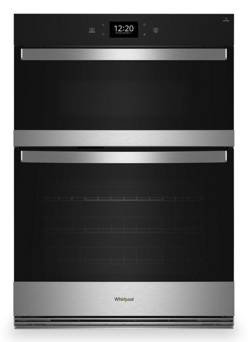 Whirlpool 6.4 Cu. Ft. Smart Combination Wall Oven with Air Fry - WOEC7030PZ | Four mural combiné intelligent Whirlpool de 6,4 pi³ avec friture à air chaud AirFry - WOEC7030PZ | WOEC703Z