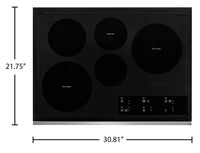 Whirlpool 30" Electric Ceramic Glass Cooktop - WCE97US0KS 