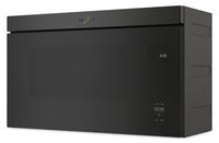 Whirlpool 1.1 Cu. Ft. Flush Over-the-Range Microwave with 900 Watts Cooking - Black Stainless - YWMM… | Four à micro-ondes à hotte intégrée Whirlpool de 1,1 pi³ à installation affleurée avec cuisson à 900…