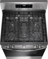 Frigidaire 5.1 Cu. Ft. Gas Range With Quick Preheat and Five Burner Cooktop - Stainless Steel - FCRG… | Cuisinière à gaz Frigidaire de 5,1 pi³ avec préchauffage rapide et surface de cuisson à 5 brûleurs -…