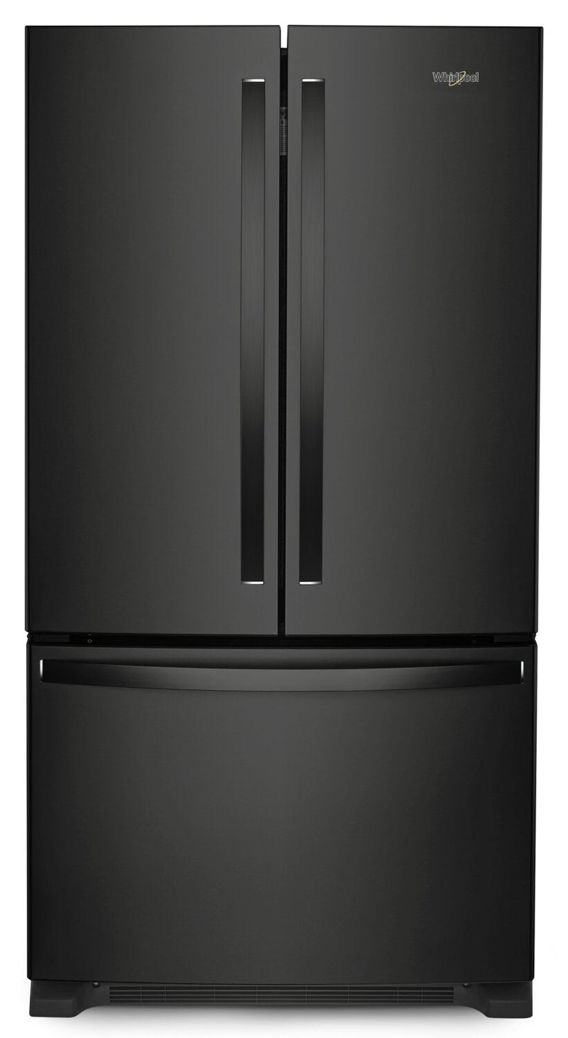 Whirlpool 36" 25 Cu. Ft. French-Door Refrigerator with Interior Water Dispenser - WRFF3236RB  | Réfrigérateur Whirlpool de 36 po et de 25 pi³ à portes françaises avec distributeur d’eau interne - WRFF3236RB  | WRFF32RB