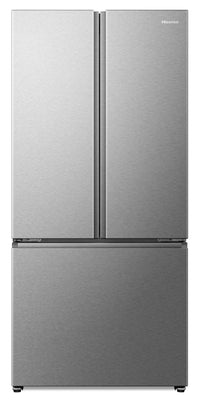 Hisense 31.3" 22.1 Cu. Ft. French-Door Refrigerator - Stainless Steel - RF22B3FSE | Réfrigérateur Hisense de 22,1 pi³ et de 31,3 po à portes françaises - acier inoxydable - RF22B3FSE