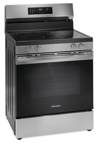 Frigidaire 5.3 Cu. Ft. Electric Range With Air Fry and Convection Bake - Stainless Steel - FCRE308CA… | Cuisinière électrique Frigidaire de 5,3 pi³ avec friture à air et cuisson par convection - acier ino…