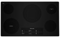 KitchenAid 36" Electric Cooktop with Touch-Activated Controls - KCES956KSS 