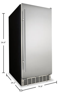 Silhouette Mosel 15" Undercounter Ice Maker - DIM32D2BSSPR 