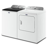 Maytag 5.4 Cu. Ft. Pet Pro Top-Load Washer and 7 Cu. Ft. Gas Dryer - White 