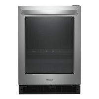 Whirlpool 5.2 Cu. Ft. Under-Counter Beverage Centre - WUB50X24HZ - Beverage Centre in Fingerprint-Resistant Stainless Steel